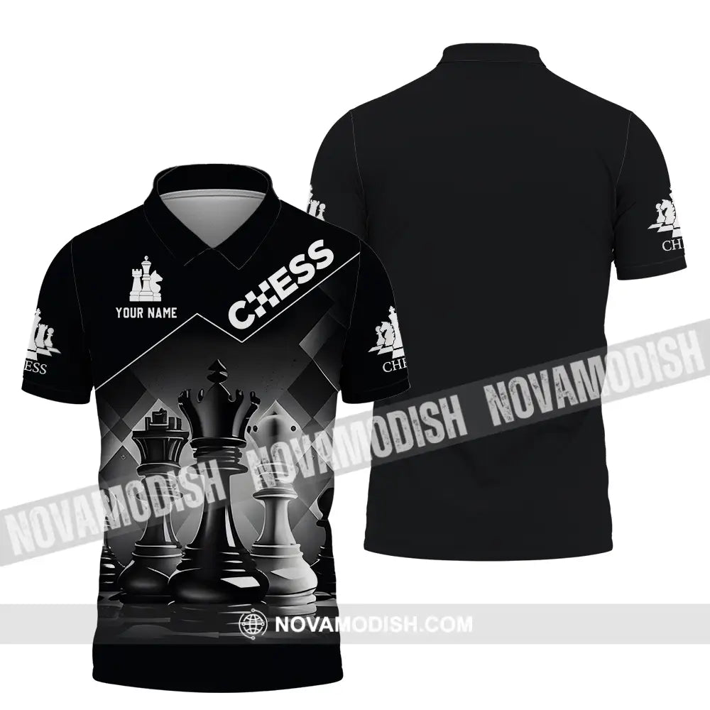 Unisex Shirt - Custom Chess Player Shirt Polo Shirt / S T-shirt