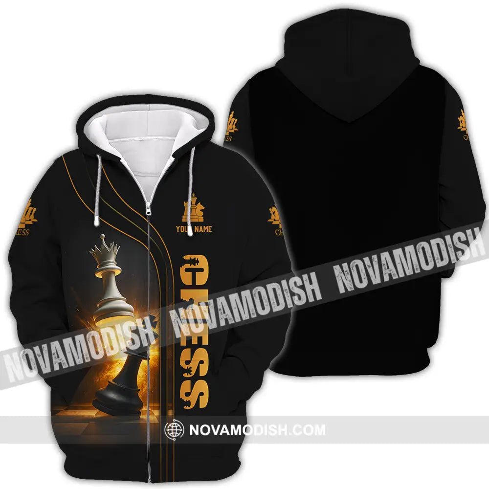 Unisex Shirt - Custom Chess Player Shirt Zipper Hoodie / S T-shirt