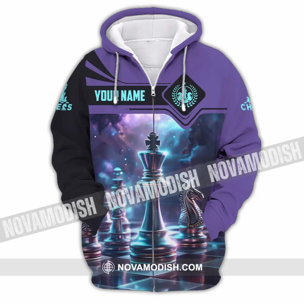 Unisex Shirt - Custom Chess Player Shirt Zipper Hoodie / S T-shirt
