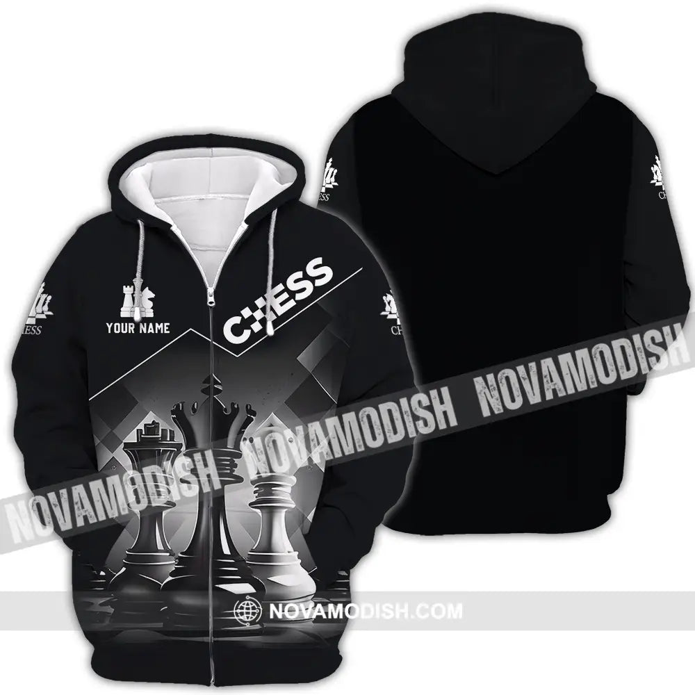Unisex Shirt - Custom Chess Player Shirt Zipper Hoodie / S T-shirt