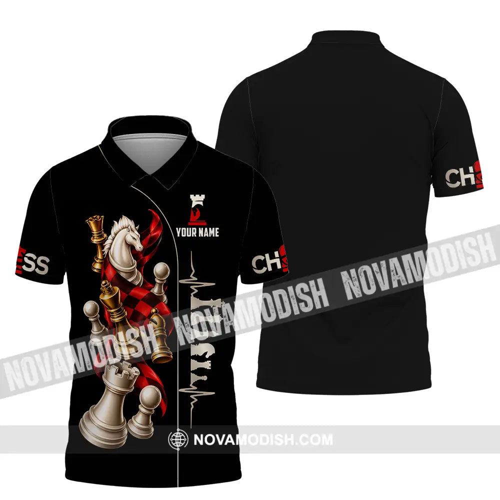Unisex Shirt - Custom Chess Shirt - Polo Shirt / S - T-shirt