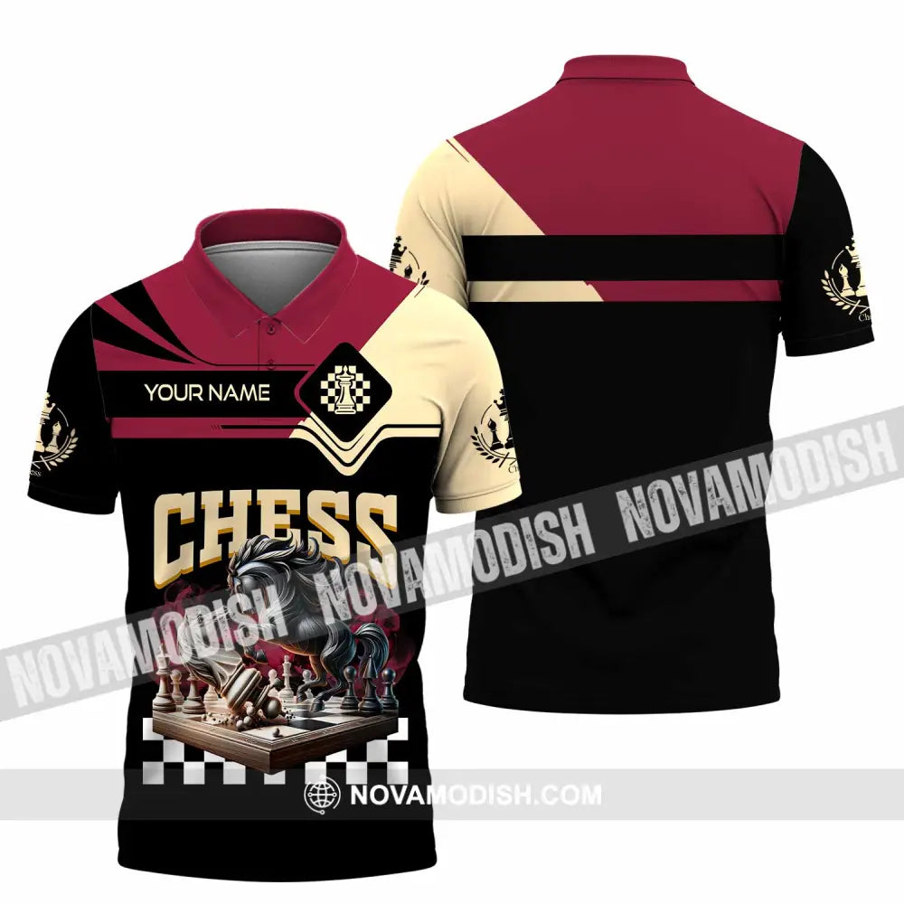 Unisex Shirt - Custom Chess Shirt Polo Shirt / S T-shirt