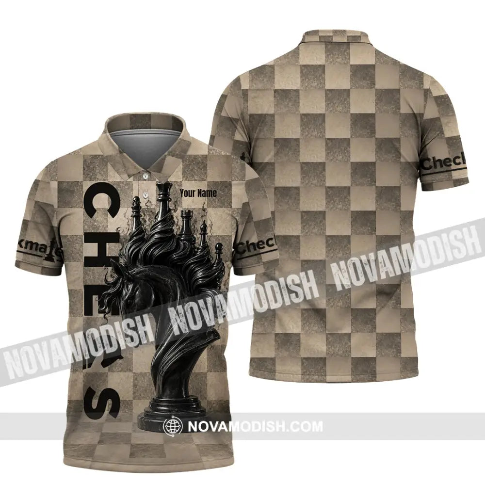 Unisex Shirt - Custom Chess Shirt - Polo Shirt / S - T-shirt