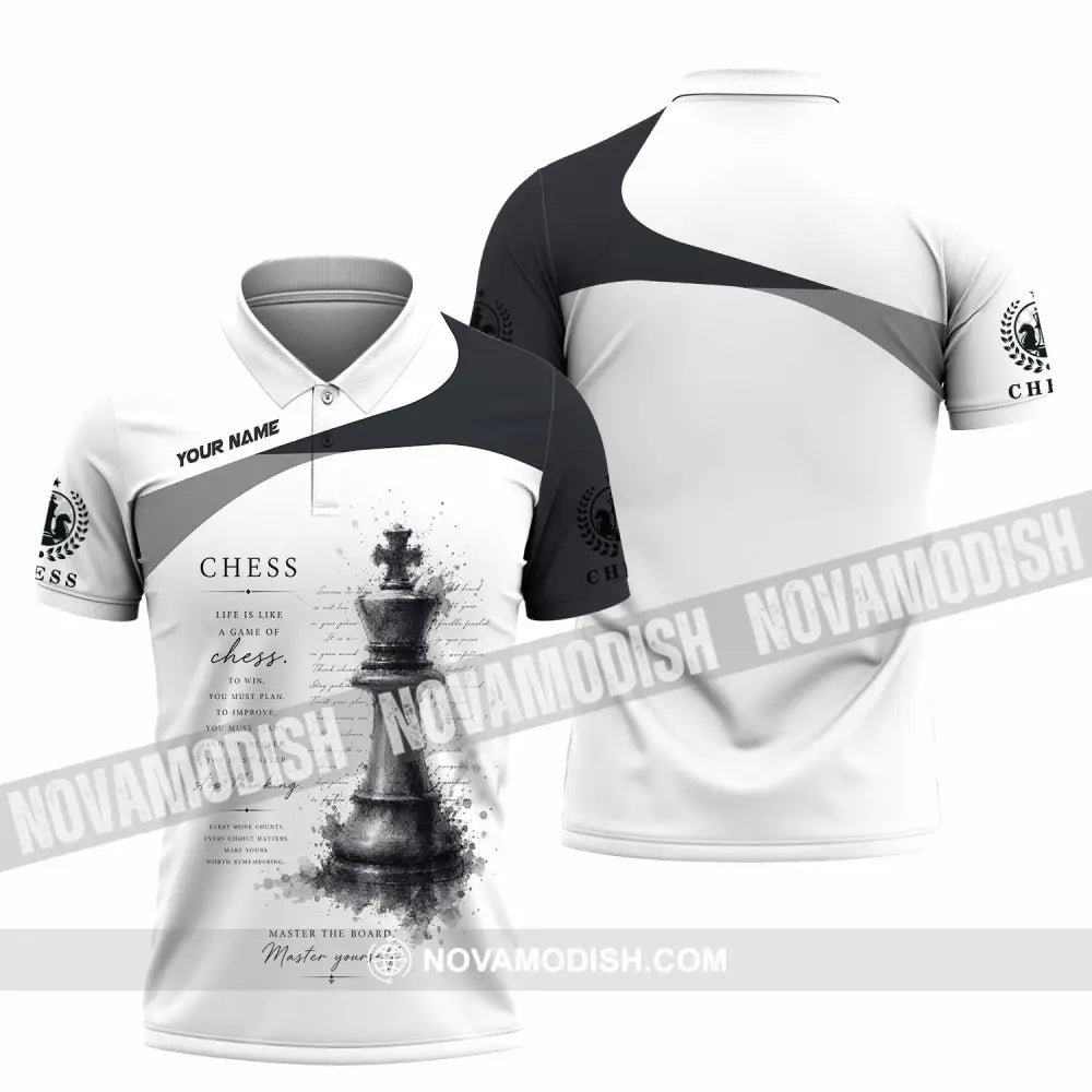 Unisex Shirt - Custom Chess Shirt - Polo Shirt / S - T-shirt