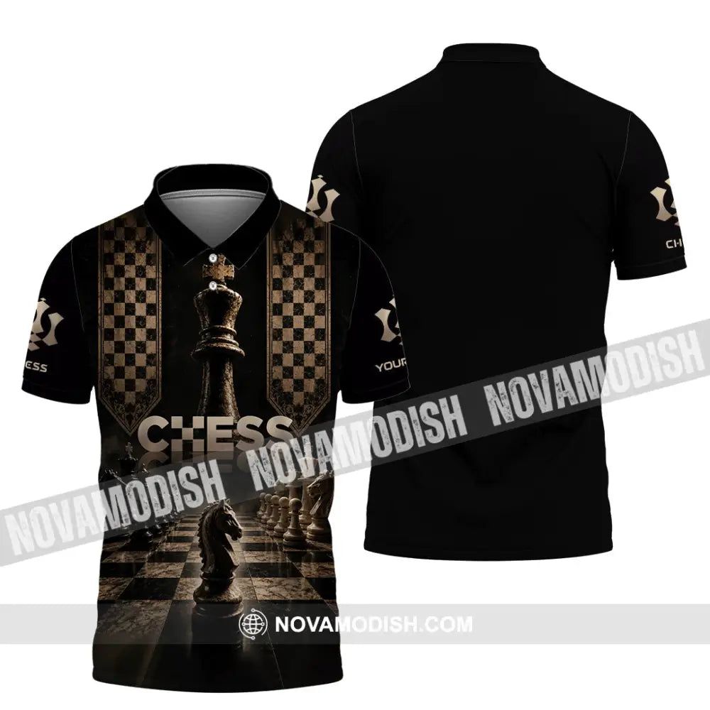 Unisex Shirt - Custom Chess Shirt - Polo Shirt / S - T-shirt