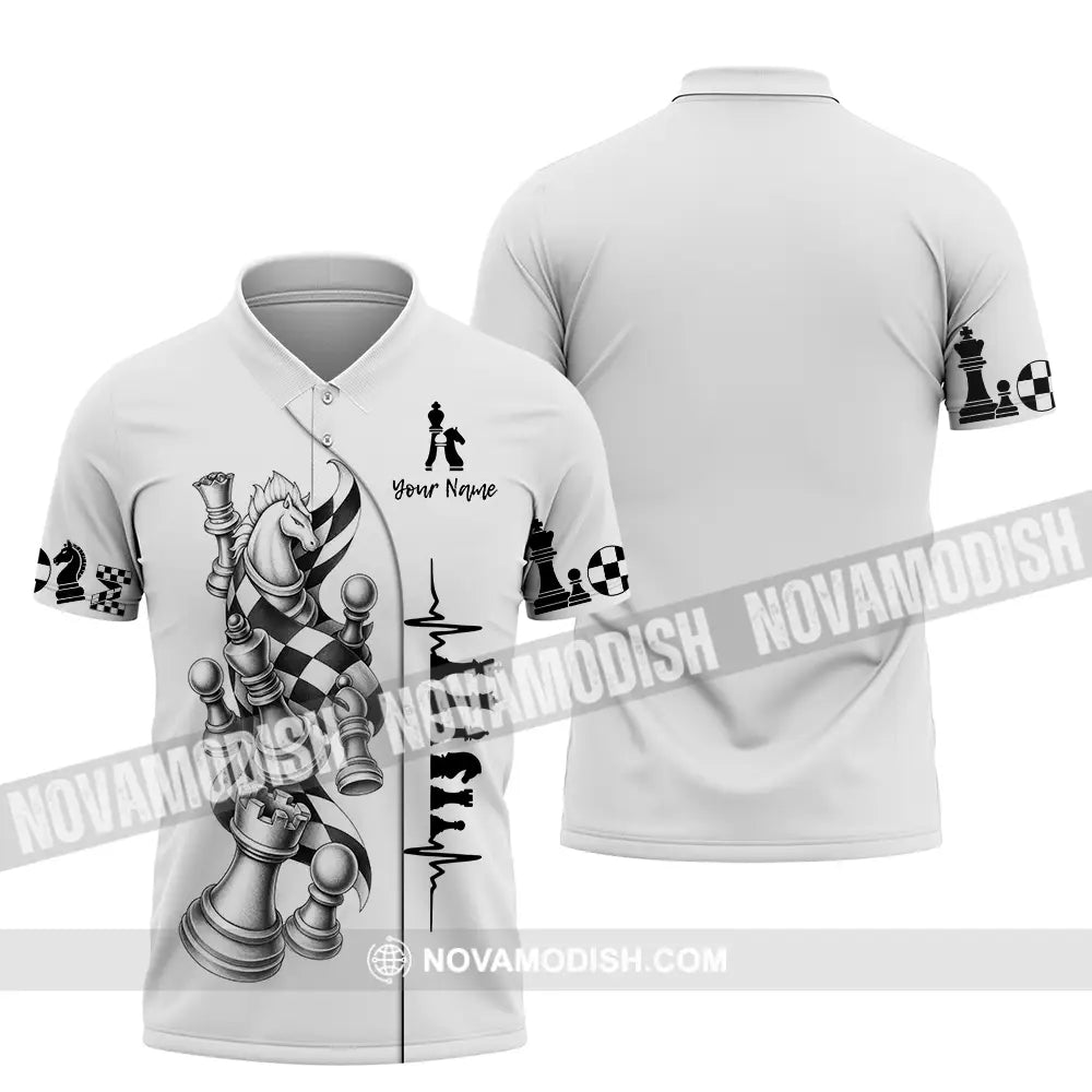 Unisex Shirt - Custom Chess Shirt - Polo Shirt / S - T-shirt