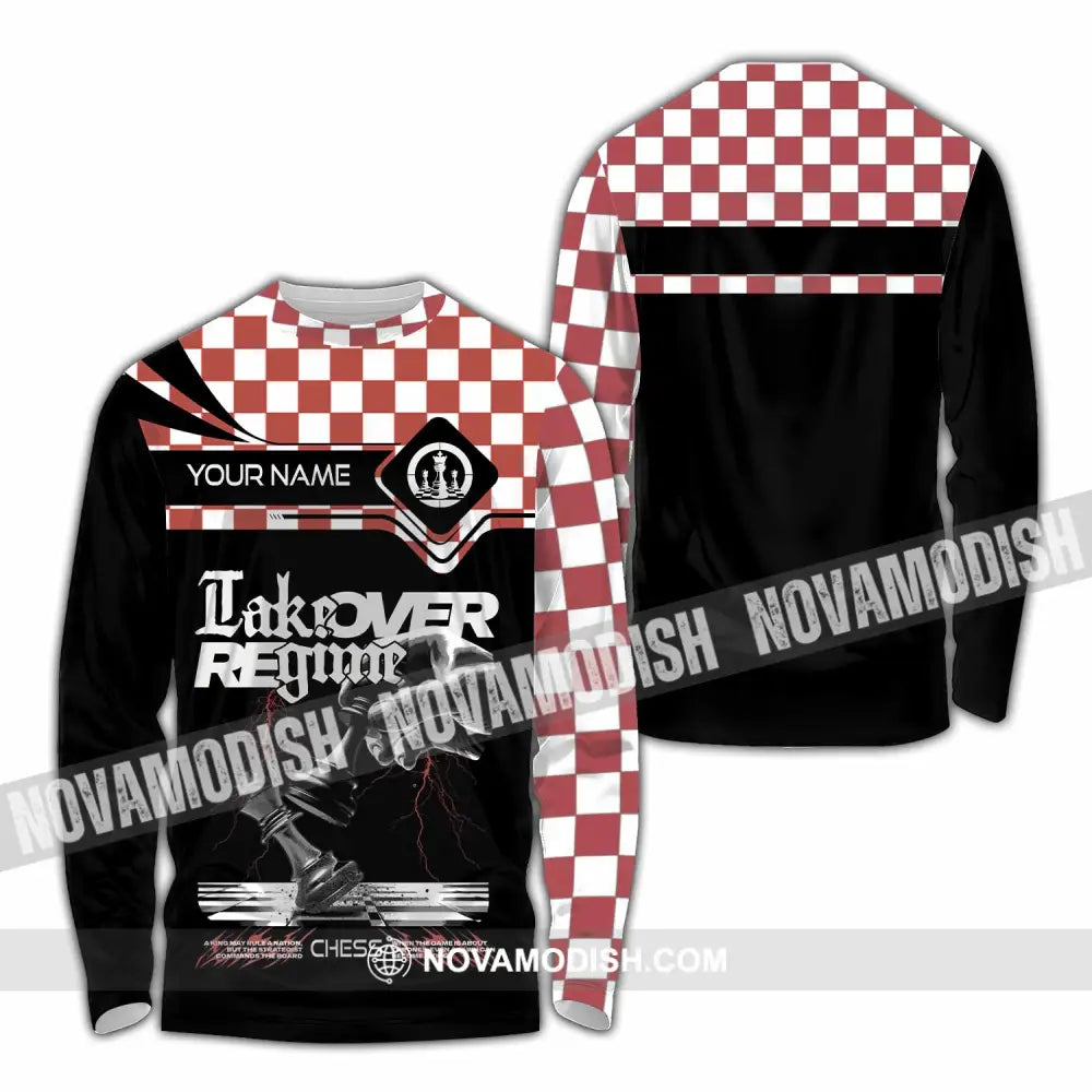 Unisex Shirt - Custom Chess Sport Shirt Long Sleeve Shirt / S T-shirt