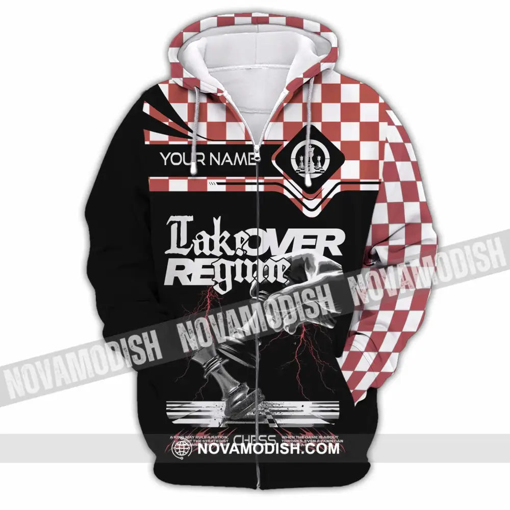 Unisex Shirt - Custom Chess Sport Shirt Zipper Hoodie / S T-shirt