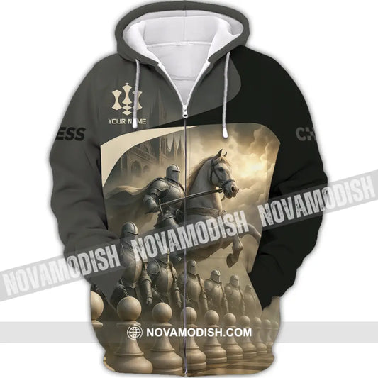 Unisex Shirt - Custom Chess Sport Shirt Zipper Hoodie / S T-shirt