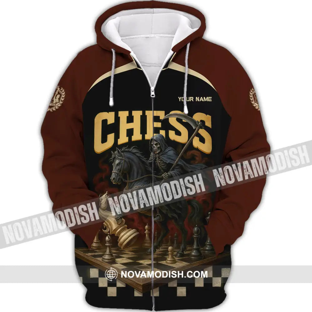Unisex Shirt - Custom Chess Sport Shirt Zipper Hoodie / S T-shirt