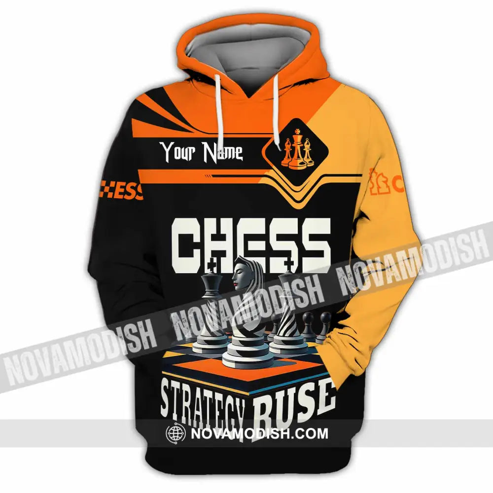 Unisex Shirt - Custom Chess Strategy Ruse Shirt Hoodie / S T-shirt