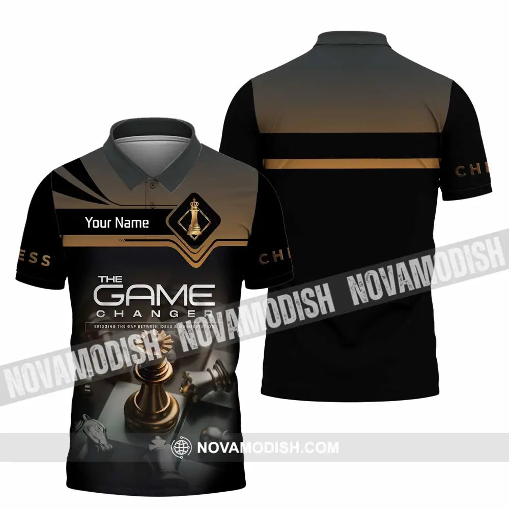 Unisex Shirt - Custom Chess The Game Changer 3D Shirt Polo Shirt / S T-shirt