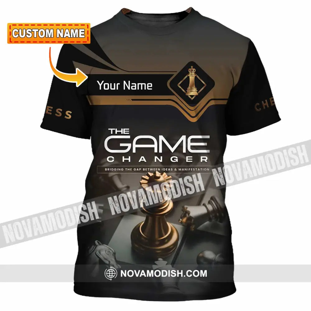 Unisex Shirt - Custom Chess The Game Changer 3D Shirt T-shirt