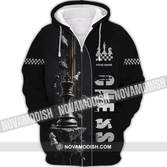 Unisex Shirt - Custom Chess Shirt - Zipper Hoodie / S - T-shirt