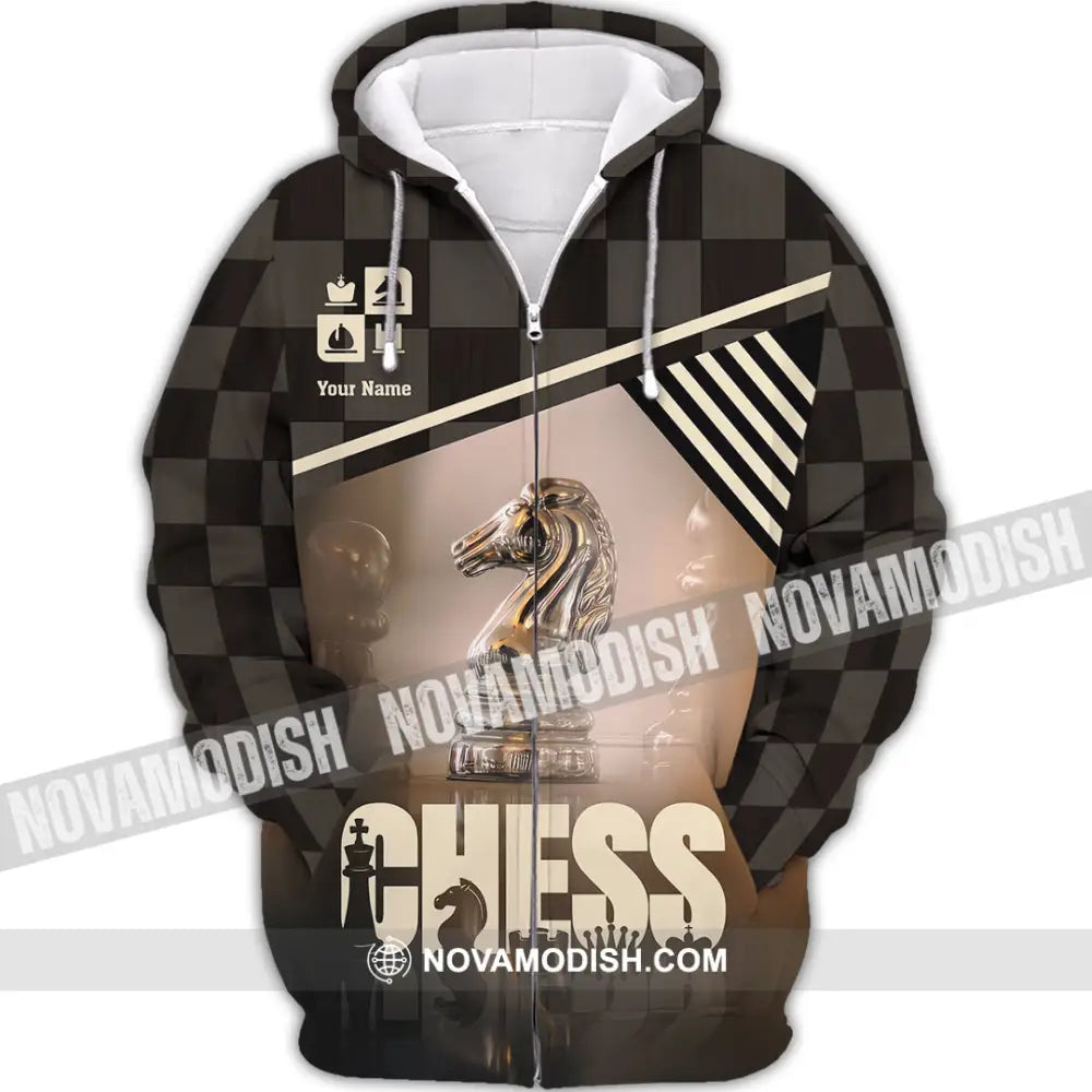 Unisex Shirt - Custom Chess Shirt Zipper Hoodie / S T-shirt