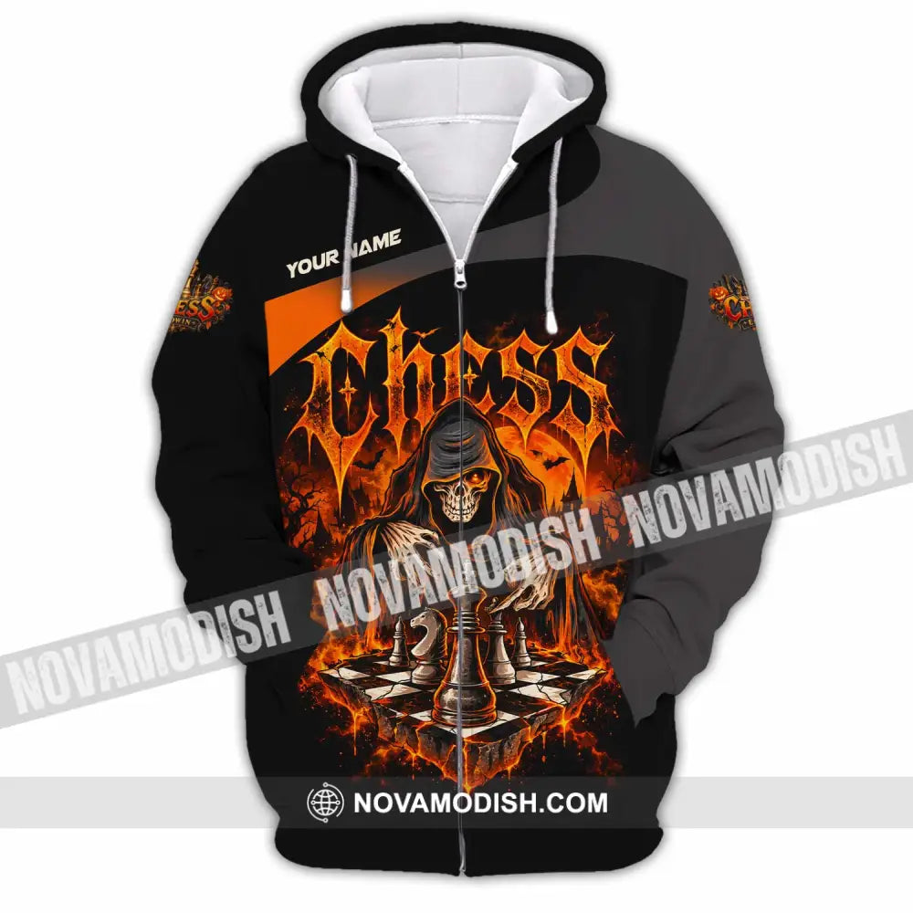 Unisex Shirt - Custom Chess Shirt - Zipper Hoodie / S - T-shirt