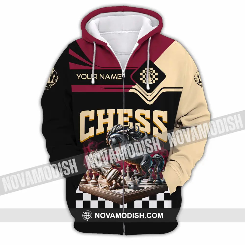 Unisex Shirt - Custom Chess Shirt Zipper Hoodie / S T-shirt