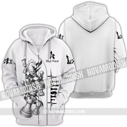 Unisex Shirt - Custom Chess Shirt - Zipper Hoodie / S - T-shirt