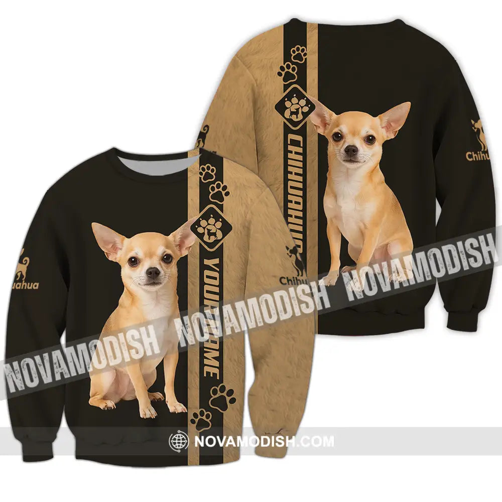 Unisex Shirt - Custom Chihuahua Shirt Long Sleeve / S T-shirt