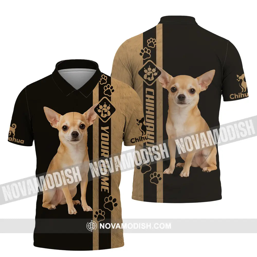 Unisex Shirt - Custom Chihuahua Shirt Polo Shirt / S T-shirt