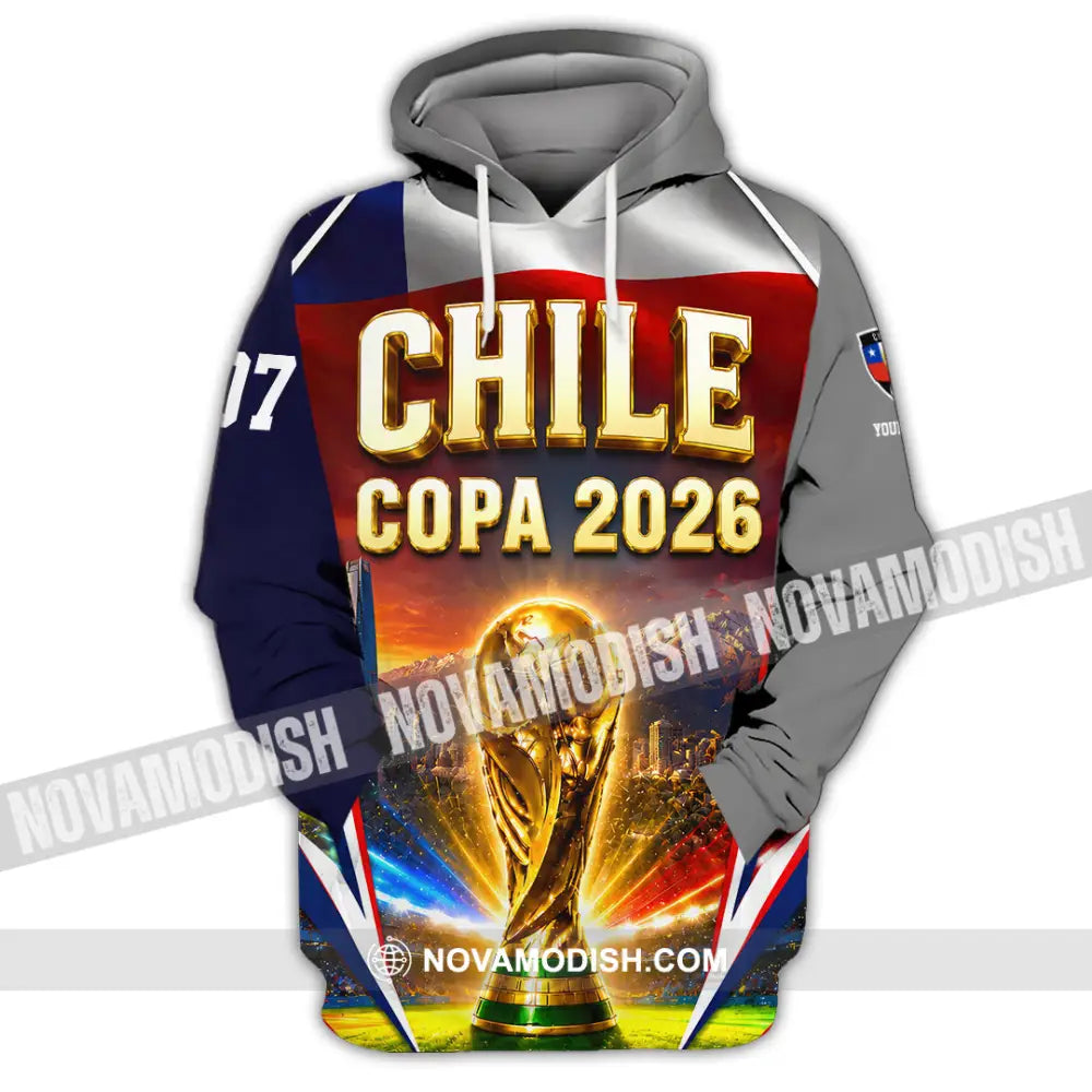 Unisex Shirt - Custom Chile Copa 2026 Shirt - Hoodie / S - T-shirt