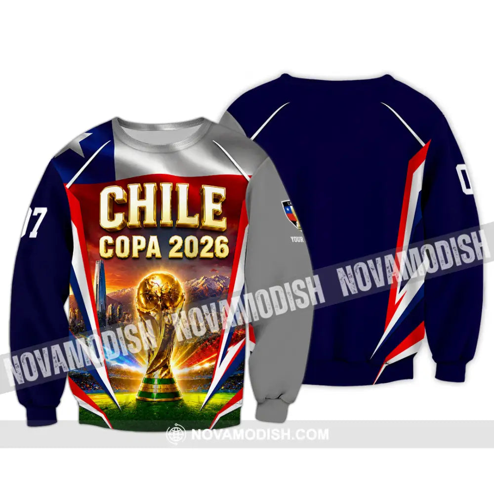 Unisex Shirt - Custom Chile Copa 2026 Shirt - Long Sleeve / S - T-shirt