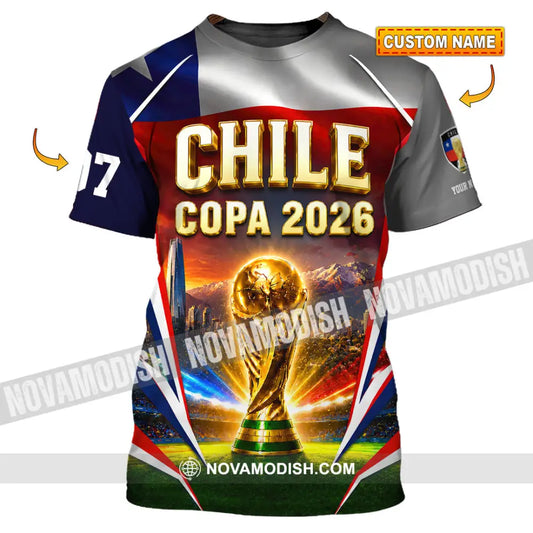 Unisex Shirt - Custom Chile Copa 2026 Shirt - T-shirt