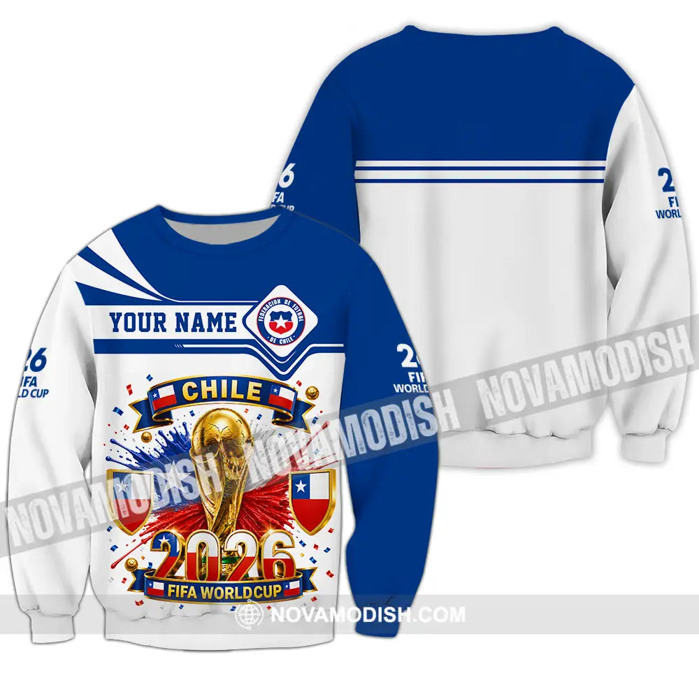 Unisex Shirt - Custom Chile World Cup 2026 Shirt - Long Sleeve / S - T-shirt
