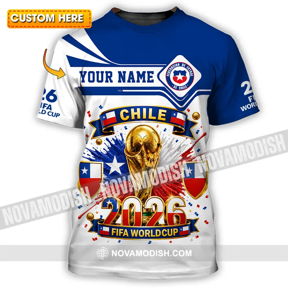 Unisex Shirt - Custom Chile World Cup 2026 Shirt - T-shirt