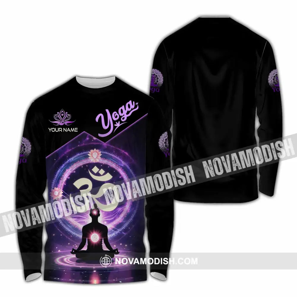Unisex Shirt - Custom Chill Relax Yoga Shirt Long Sleeve Shirt / S T-shirt