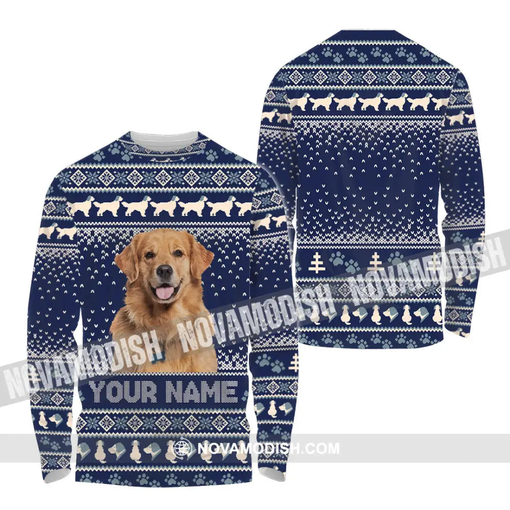 Unisex Shirt - Custom Christmas Pet 3D Shirt Long Sleeve Shirt / S T-shirt