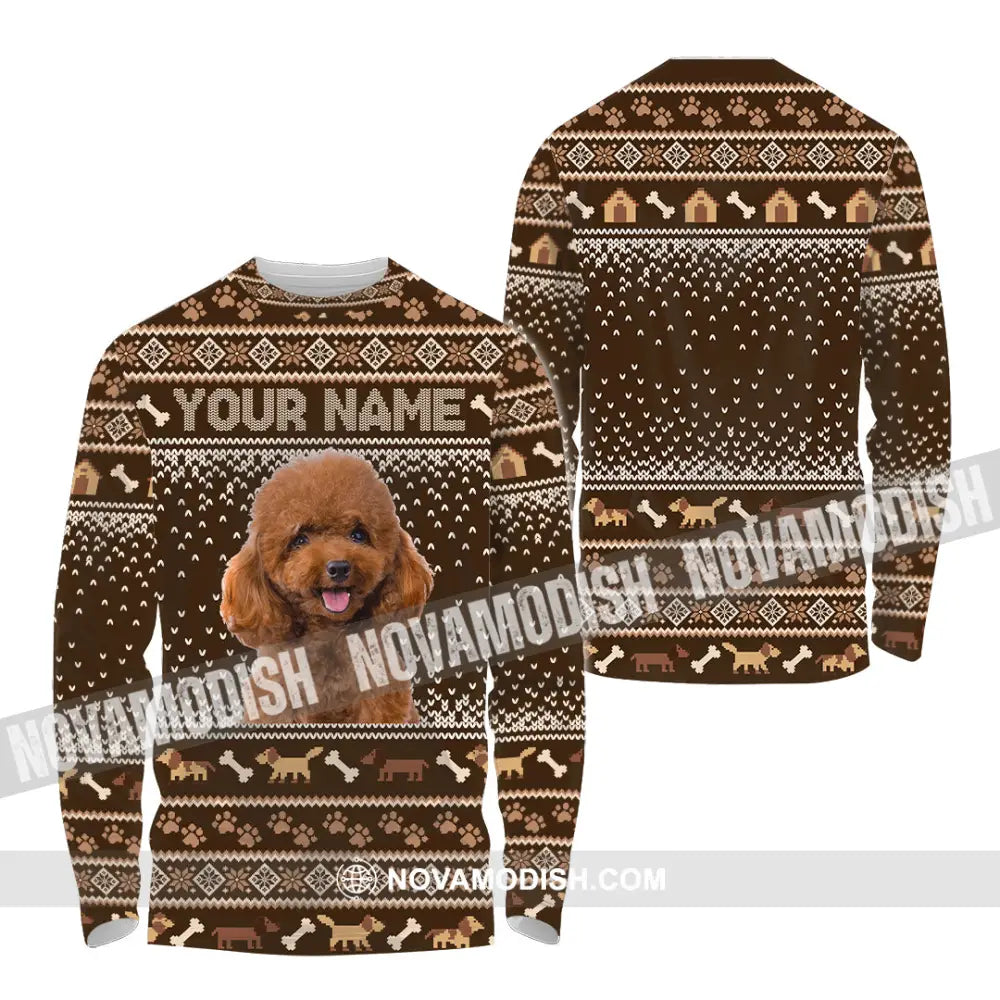 Unisex Shirt - Custom Christmas Pet 3D Shirt Long Sleeve Shirt / S T-shirt