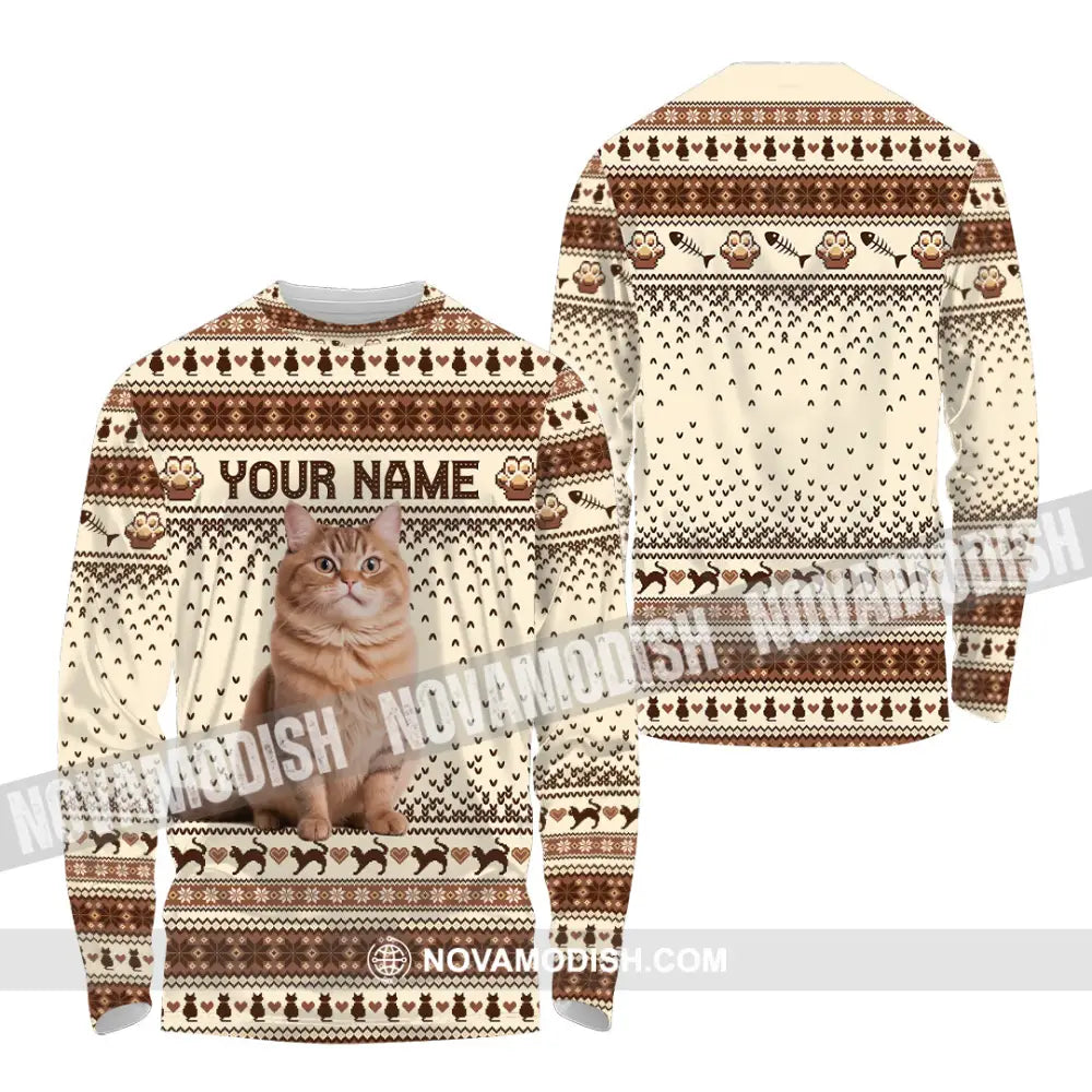 Unisex Shirt - Custom Christmas Pet 3D Shirt Long Sleeve Shirt / S T-shirt