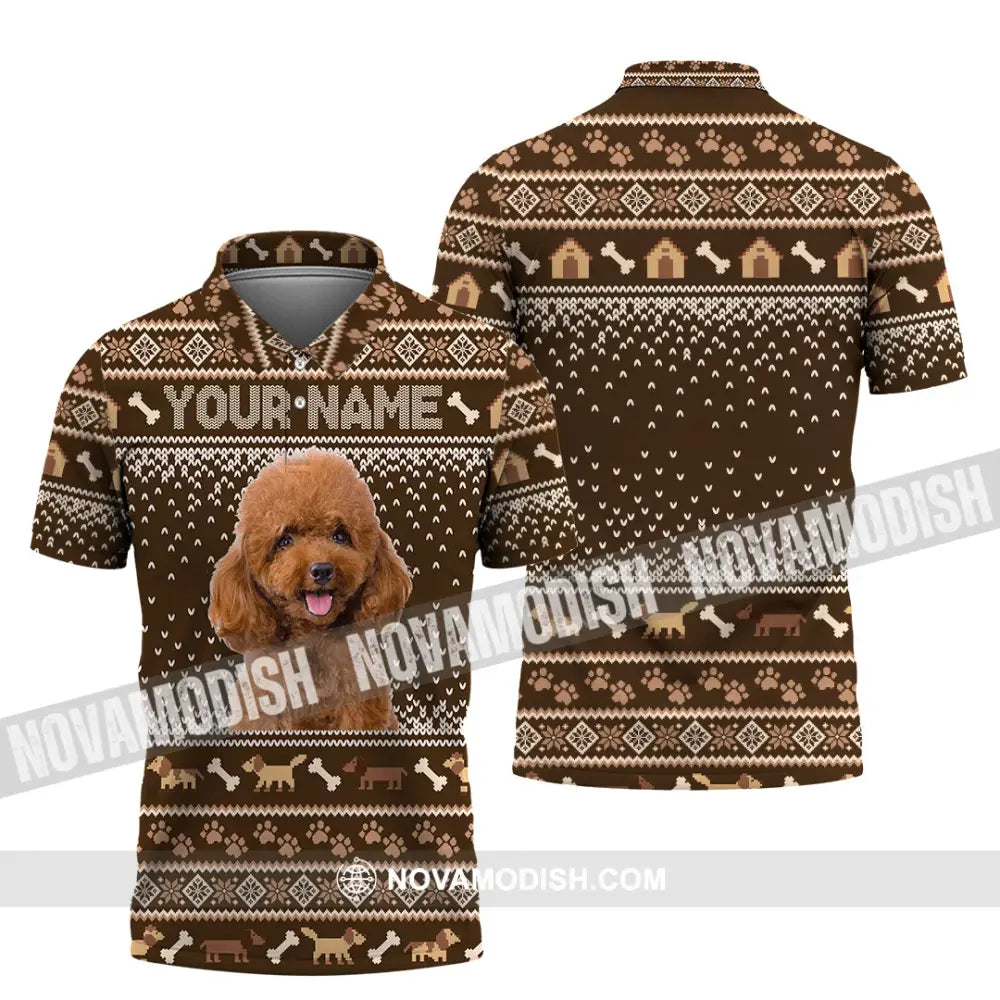 Unisex Shirt - Custom Christmas Pet 3D Shirt Polo Shirt / S T-shirt