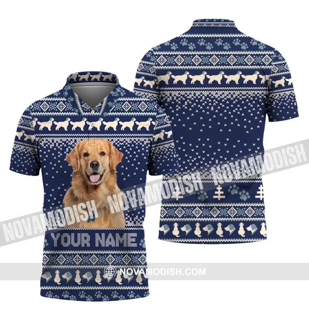 Unisex Shirt - Custom Christmas Pet 3D Shirt Polo Shirt / S T-shirt