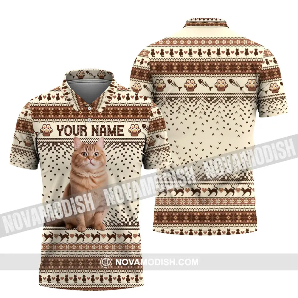 Unisex Shirt - Custom Christmas Pet 3D Shirt Polo Shirt / S T-shirt