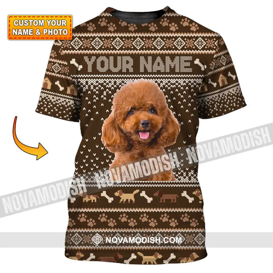 Unisex Shirt - Custom Christmas Pet 3D Shirt T-Shirt / S T-shirt