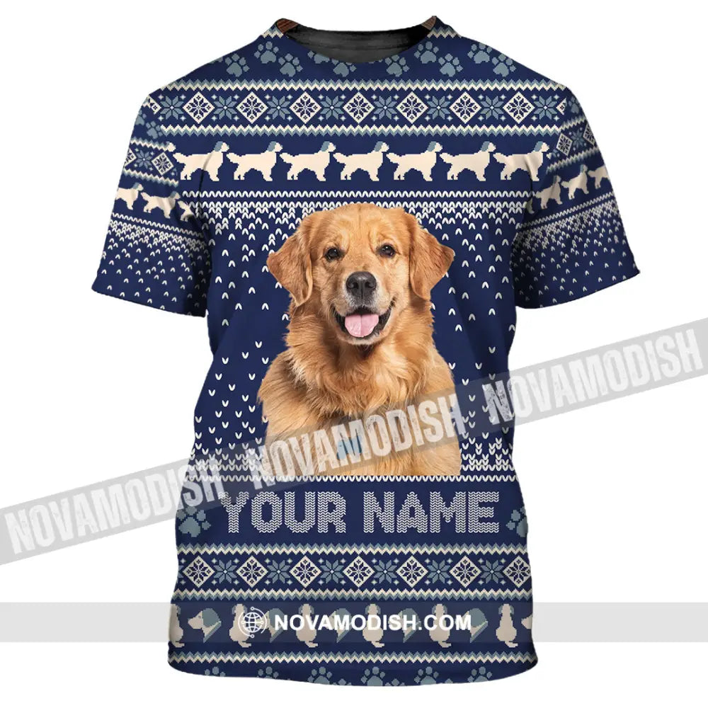 Unisex Shirt - Custom Christmas Pet 3D Shirt T-Shirt / S T-shirt