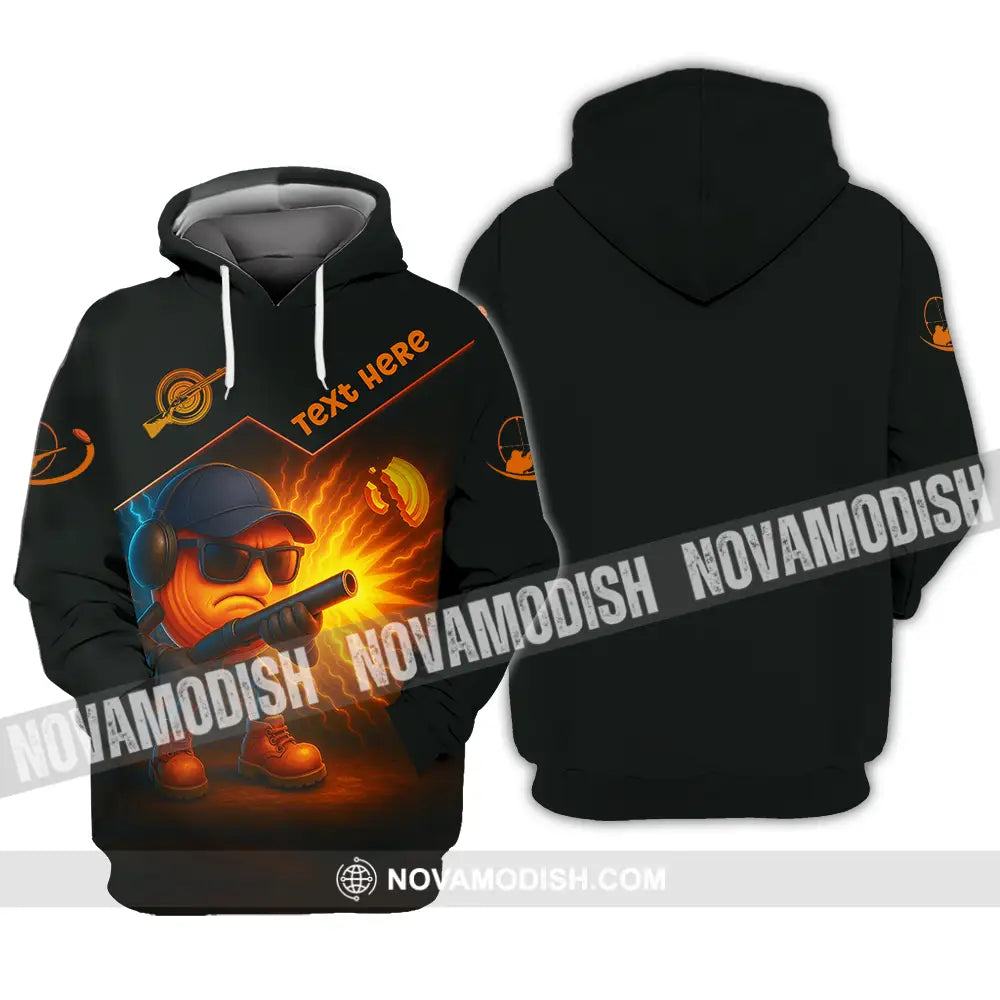 Unisex Shirt - Custom Clay Target Shooting Shirt Hoodie / S T-shirt
