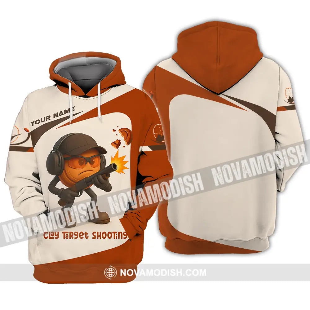 Unisex Shirt - Custom Clay Target Shooting Shirt Hoodie / S T-shirt