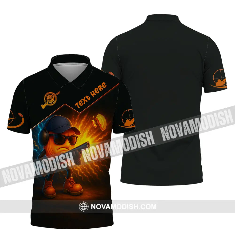 Unisex Shirt - Custom Clay Target Shooting Shirt Polo Shirt / S T-shirt