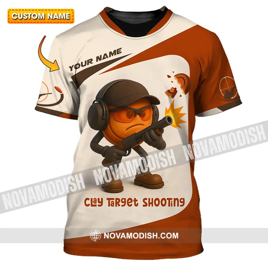 Unisex Shirt - Custom Clay Target Shooting Shirt T-shirt