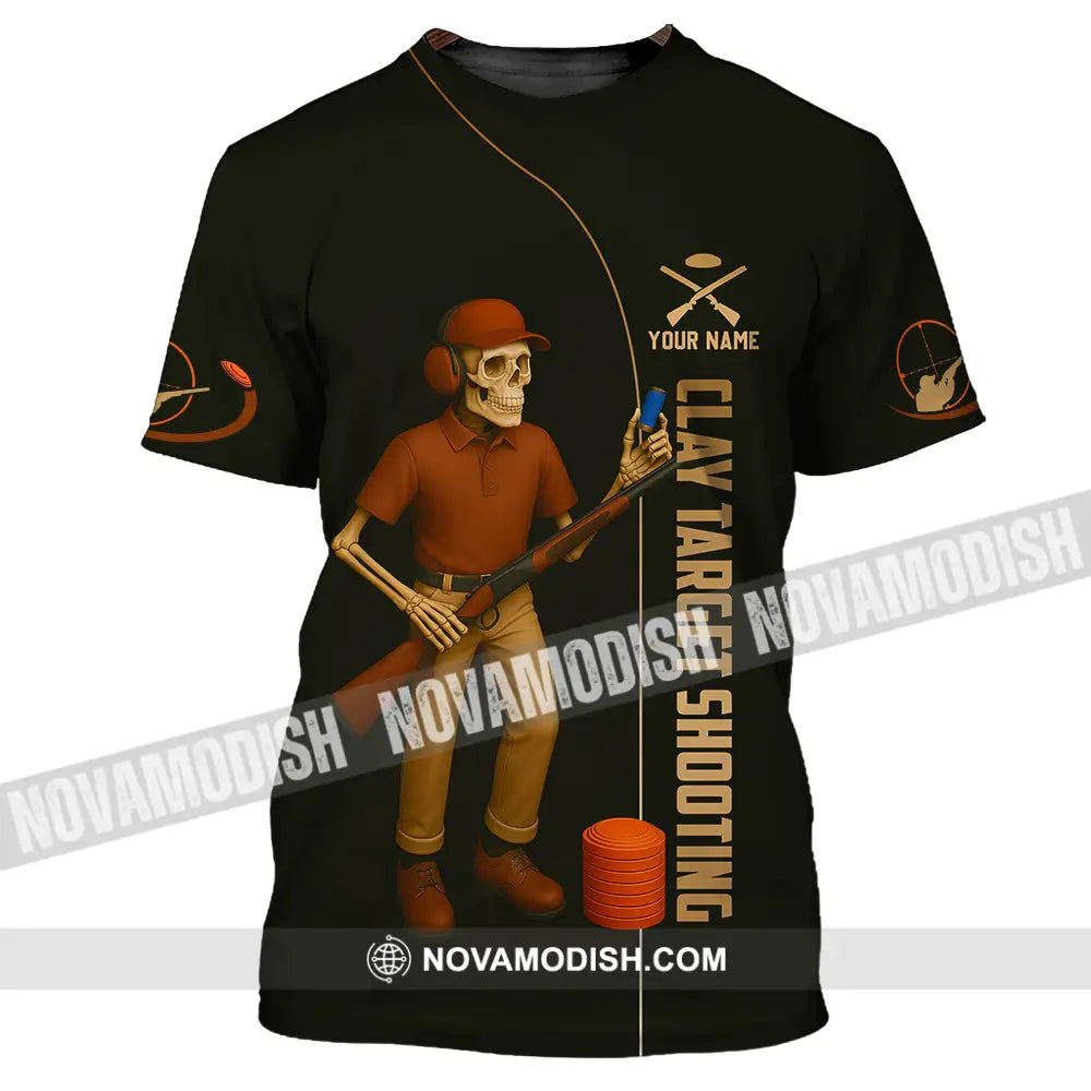 Unisex Shirt - Custom Clay Target Shooting Shirt T-Shirt / S T-shirt