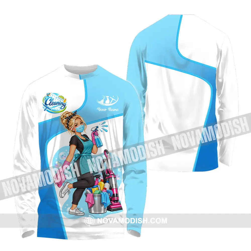 Unisex Shirt - Custom Cleaning Shirt - Long Sleeve Shirt / S - T-shirt