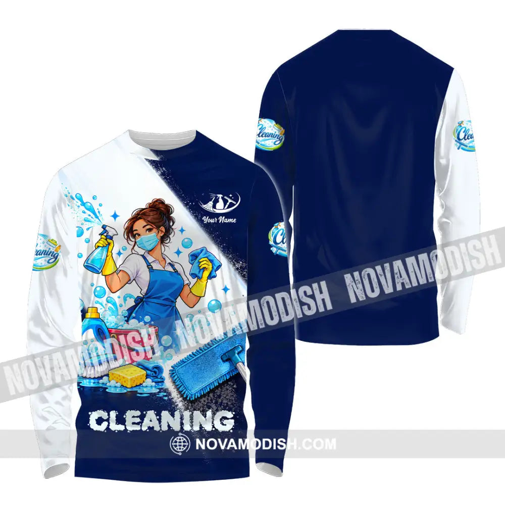 Unisex Shirt - Custom Cleaning Shirt - Long Sleeve Shirt / S - T-shirt