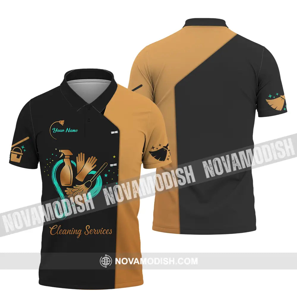 Unisex Shirt - Custom Cleaning Service Shirt Polo Shirt / S T-shirt