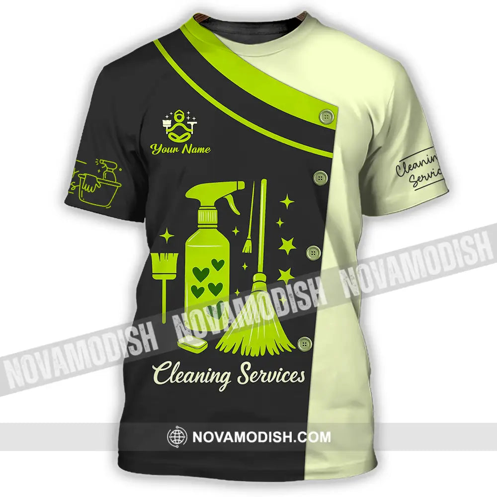 Unisex Shirt - Custom Cleaning Service Shirt T-Shirt / S T-shirt