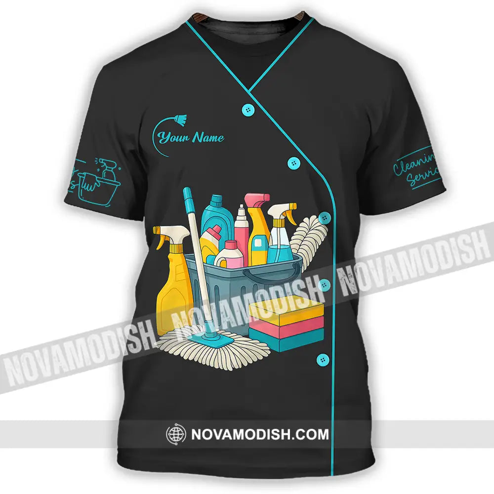 Unisex Shirt - Custom Cleaning Service Shirt T-Shirt / S T-shirt