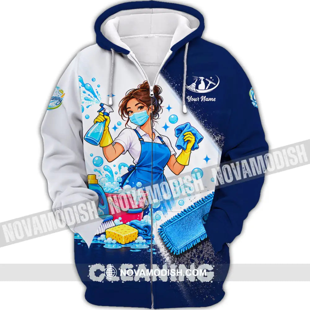Unisex Shirt - Custom Cleaning Shirt - Zipper Hoodie / S - T-shirt