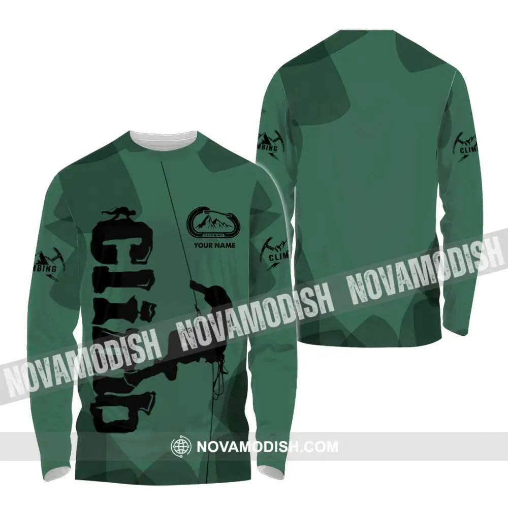 Unisex Shirt - Custom Climb Shirt - Long Sleeve Shirt / S - T-shirt
